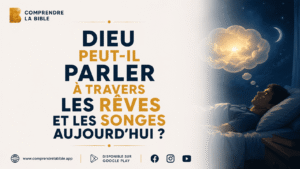 Homme endormi sous un nuage lumineux évoquant un songe